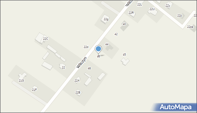 Wilczyn, Wilczyn, 46, mapa Wilczyn