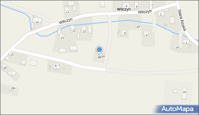 Wilczyn, Wilczyn, 8A, mapa Wilczyn