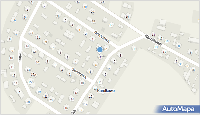 Wilczyn, Wiejska, 4, mapa Wilczyn