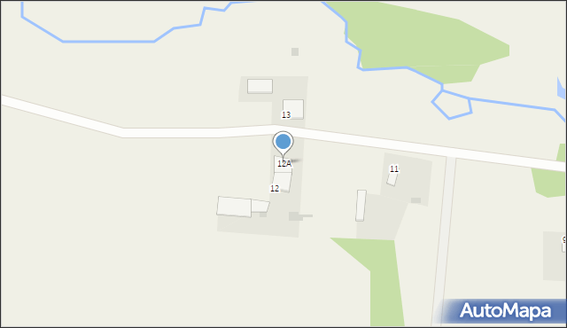 Wilczyny, Wilczyny, 12A, mapa Wilczyny