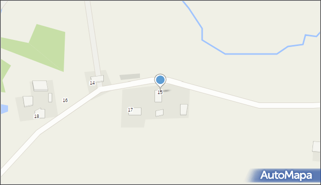 Wilczyny, Wilczyny, 15, mapa Wilczyny