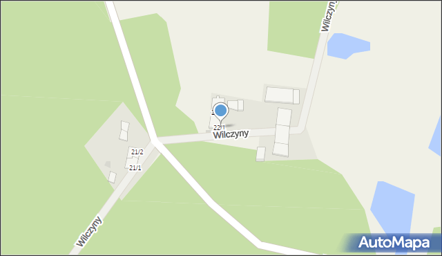Wilczyny, Wilczyny, 22/1, mapa Wilczyny