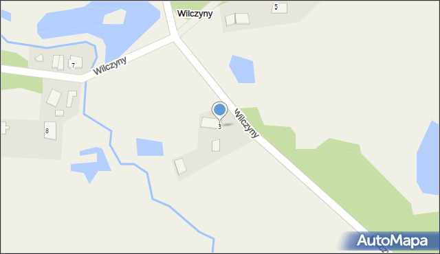 Wilczyny, Wilczyny, 3, mapa Wilczyny