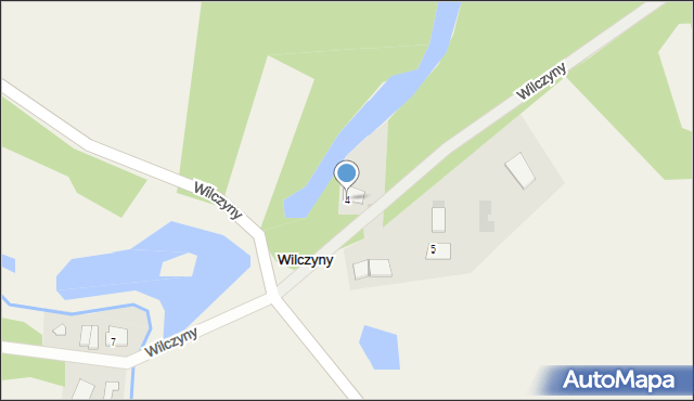 Wilczyny, Wilczyny, 4, mapa Wilczyny
