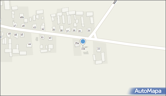 Wilczyska, Wilczyska, 33a, mapa Wilczyska