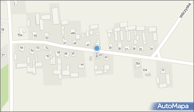 Wilczyska, Wilczyska, 41, mapa Wilczyska