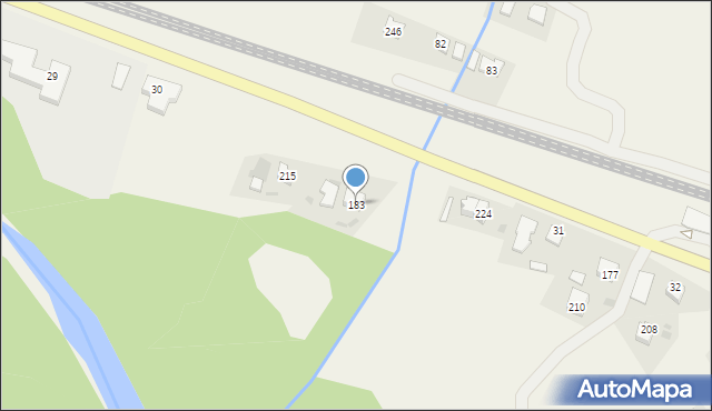 Wilczyska, Wilczyska, 183, mapa Wilczyska