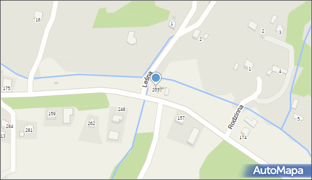 Wilczyska, Wilczyska, 203, mapa Wilczyska