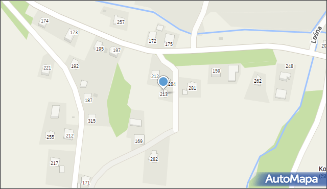 Wilczyska, Wilczyska, 213, mapa Wilczyska