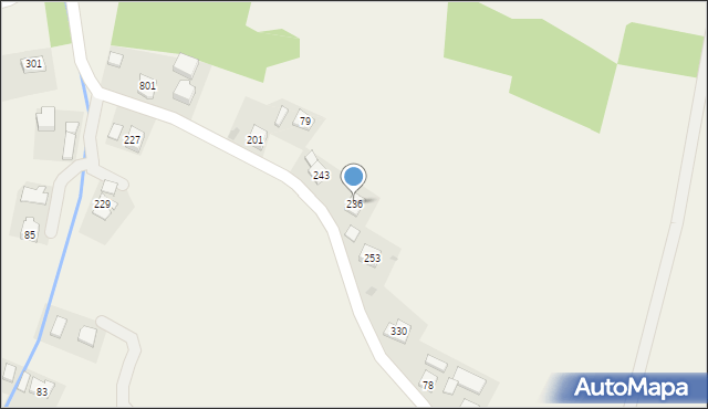 Wilczyska, Wilczyska, 236, mapa Wilczyska