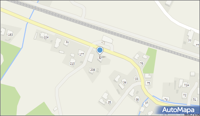 Wilczyska, Wilczyska, 32, mapa Wilczyska