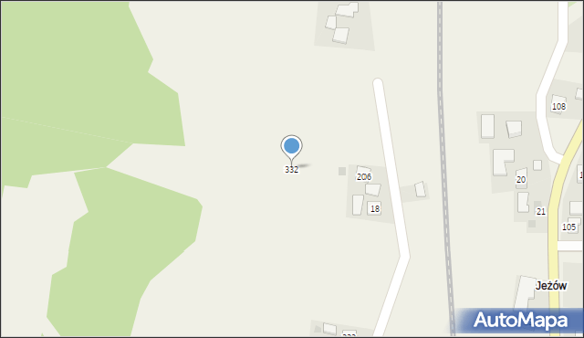 Wilczyska, Wilczyska, 332, mapa Wilczyska