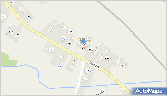 Wilczyska, Wilczyska, 49, mapa Wilczyska
