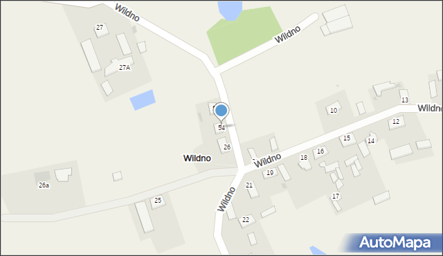 Wildno, Wildno, 54, mapa Wildno