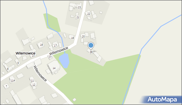 Wilemowice, Wilemowice, 19, mapa Wilemowice