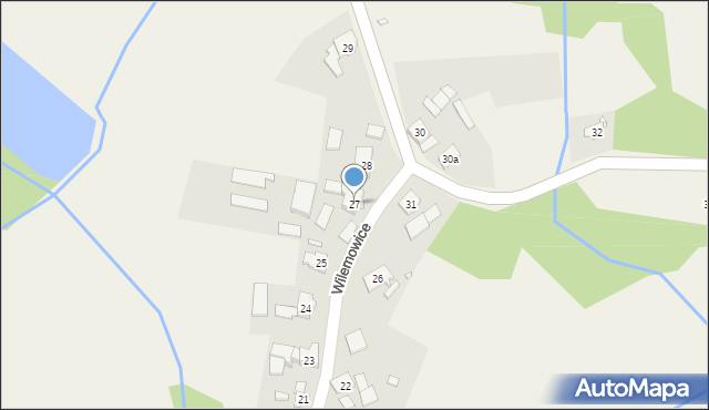 Wilemowice, Wilemowice, 27, mapa Wilemowice