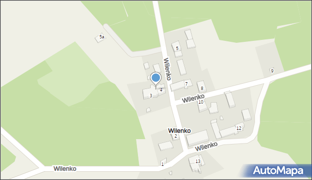 Wilenko, Wilenko, 3a, mapa Wilenko