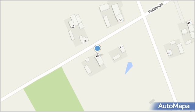 Wilhelmów, Wilhelmów, 48, mapa Wilhelmów