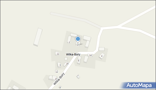 Wilka, Wilka-Bory, 2, mapa Wilka