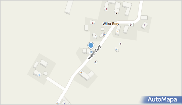 Wilka-Bory, Wilka-Bory, 10, mapa Wilka-Bory
