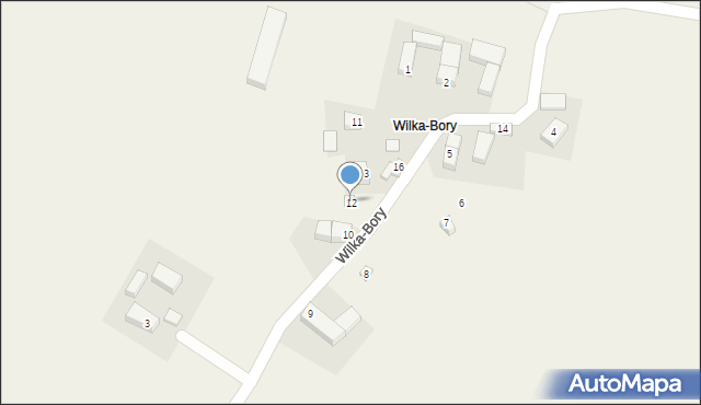 Wilka-Bory, Wilka-Bory, 12, mapa Wilka-Bory