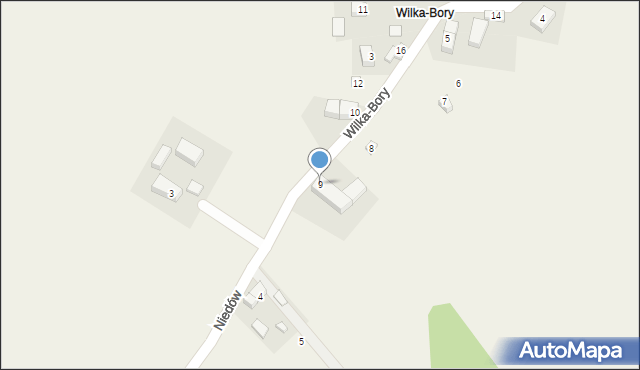 Wilka-Bory, Wilka-Bory, 9, mapa Wilka-Bory