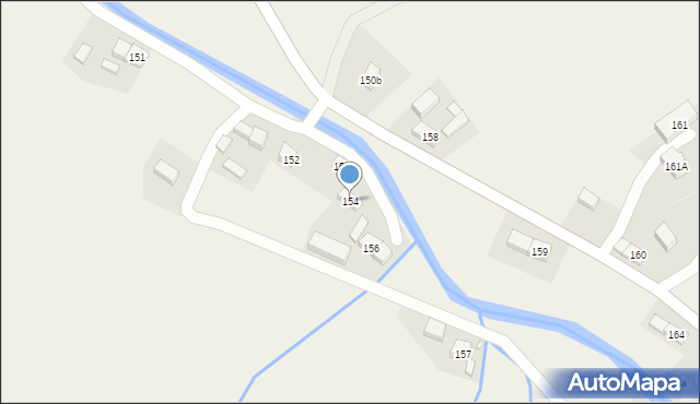 Wilkanów, Wilkanów, 154, mapa Wilkanów