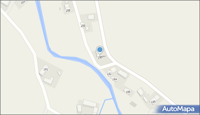 Wilkanów, Wilkanów, 190, mapa Wilkanów