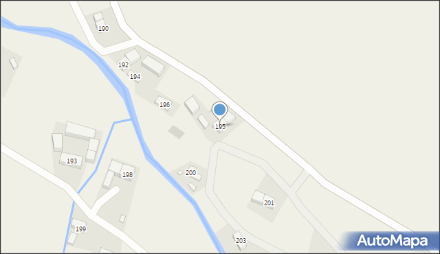 Wilkanów, Wilkanów, 195, mapa Wilkanów