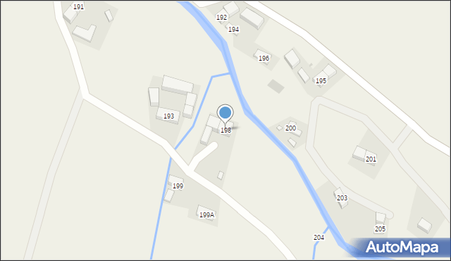 Wilkanów, Wilkanów, 198, mapa Wilkanów