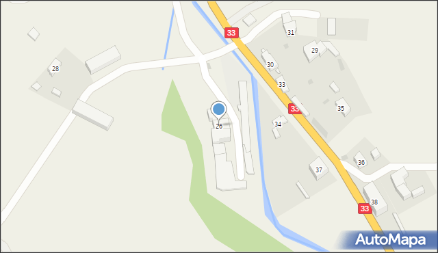 Wilkanów, Wilkanów, 26, mapa Wilkanów