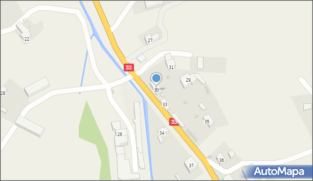 Wilkanów, Wilkanów, 30, mapa Wilkanów