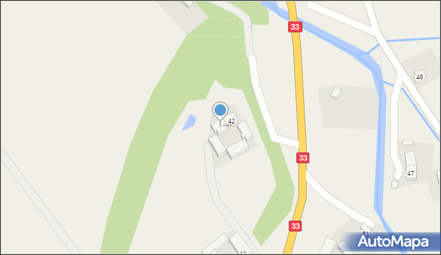 Wilkanów, Wilkanów, 42b, mapa Wilkanów