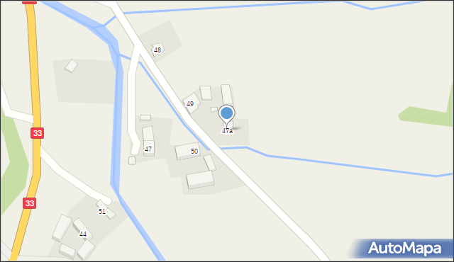 Wilkanów, Wilkanów, 47a, mapa Wilkanów