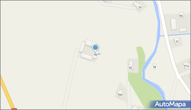 Wilkanów, Wilkanów, 53, mapa Wilkanów