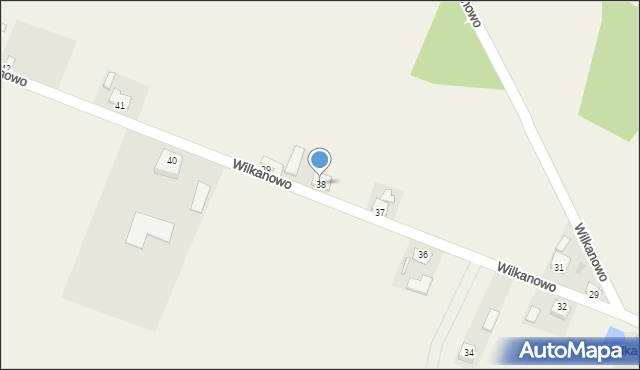 Wilkanowo, Wilkanowo, 38, mapa Wilkanowo