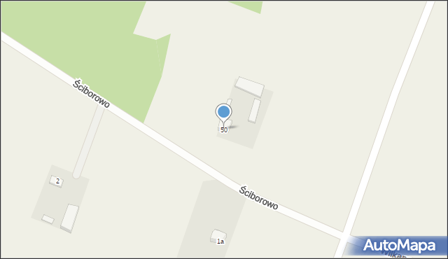 Wilkanowo, Wilkanowo, 50, mapa Wilkanowo
