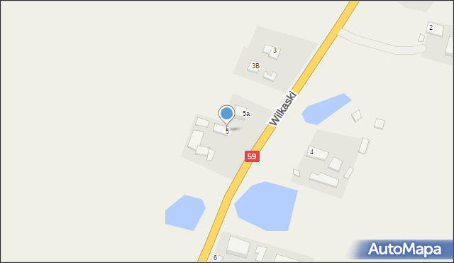 Wilkaski, Wilkaski, 5, mapa Wilkaski