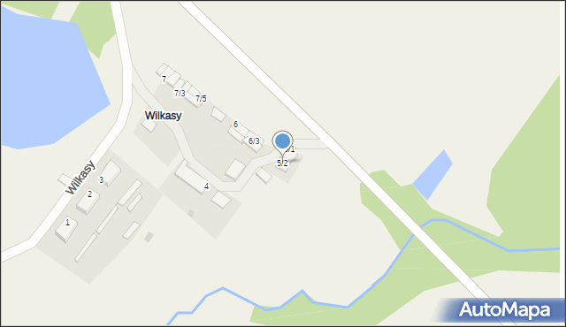 Wilkasy, Wilkasy, 5/2, mapa Wilkasy