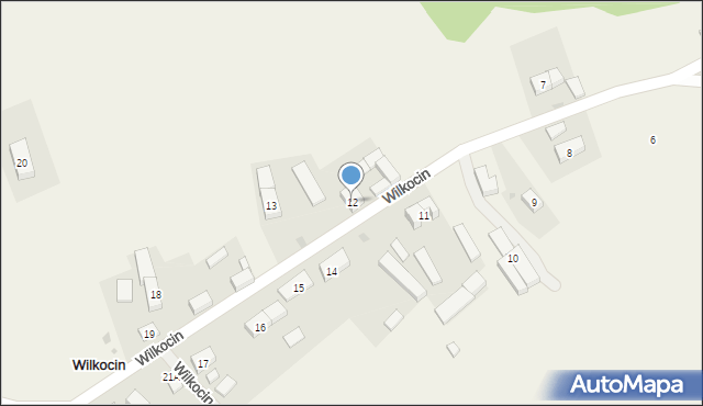 Wilkocin, Wilkocin, 12, mapa Wilkocin