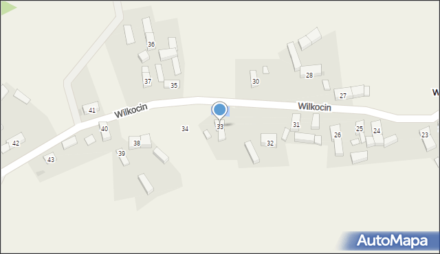 Wilkocin, Wilkocin, 33, mapa Wilkocin