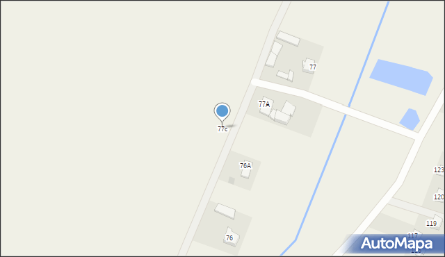 Wilkołaz Pierwszy, Wilkołaz Pierwszy, 77c, mapa Wilkołaz Pierwszy