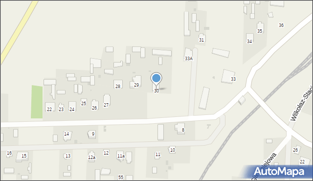 Wilkołaz-Stacja Kolejowa, Wilkołaz-Stacja Kolejowa, 30, mapa Wilkołaz-Stacja Kolejowa