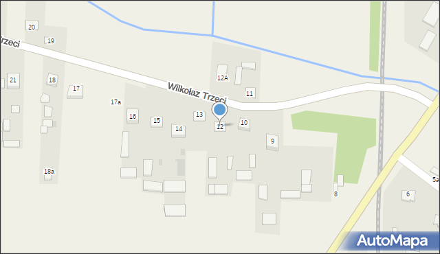 Wilkołaz Trzeci, Wilkołaz Trzeci, 12, mapa Wilkołaz Trzeci