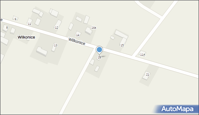 Wilkonice, Wilkonice, 19, mapa Wilkonice