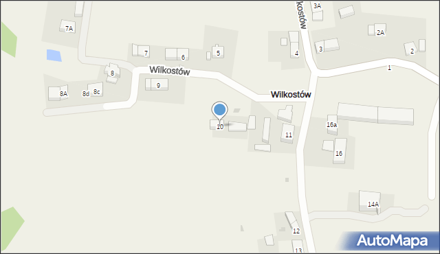 Wilkostów, Wilkostów, 10, mapa Wilkostów