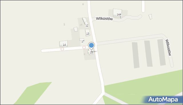 Wilkostów, Wilkostów, 15, mapa Wilkostów