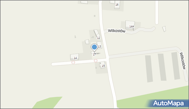 Wilkostów, Wilkostów, 17, mapa Wilkostów