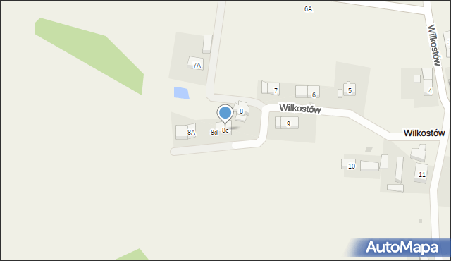 Wilkostów, Wilkostów, 8c, mapa Wilkostów