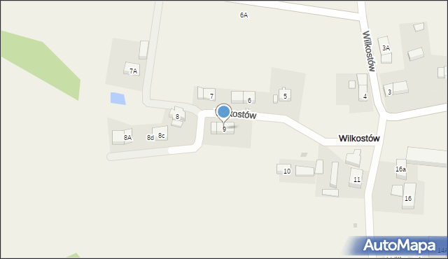 Wilkostów, Wilkostów, 9, mapa Wilkostów